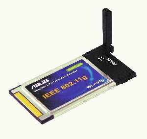  ASUS WL-100g WiFi PCMCIA klient 54 Mb/s 